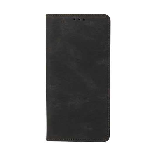 For Samsung Galaxy A52 5G / 4G Simple Suction Closure Horizontal Flip Leather Case with Holder & Card Slot & Wallet(Black) by buy2fix