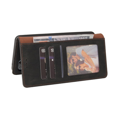 For Samsung Galaxy A71 Simple Suction Closure Horizontal Flip Leather Case with Holder & Card Slot & Wallet(Black) by buy2fix