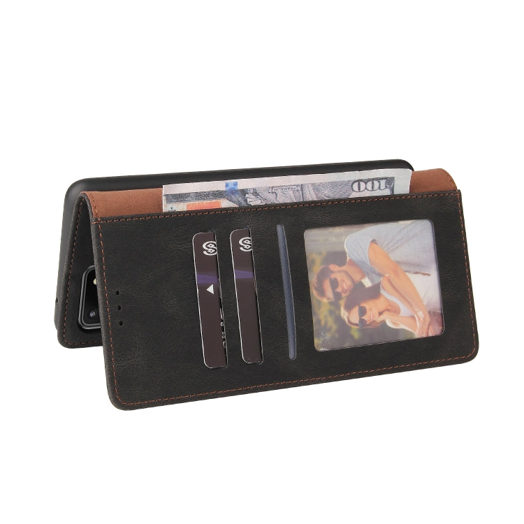 For Samsung Galaxy S20 Ultra Simple Suction Closure Horizontal Flip Leather Case with Holder & Card Slot & Wallet(Black) by buy2fix