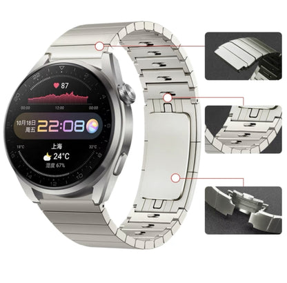 For Huawei Watch GT2 Pro 22mm Self-demolition Stainless Steel Metal Watch Band (Silver) by buy2fix