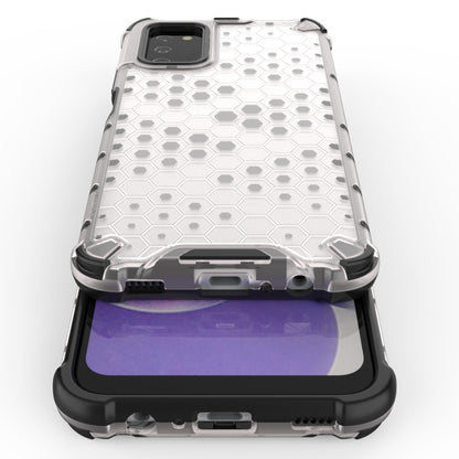 For Samsung Galaxy A03s 164mm Shockproof Honeycomb PC + TPU Case(White) by buy2fix