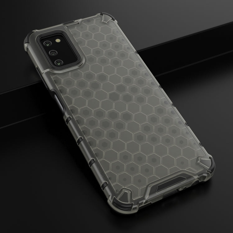 For Samsung Galaxy A03s 164mm Shockproof Honeycomb PC + TPU Case(Black) by buy2fix