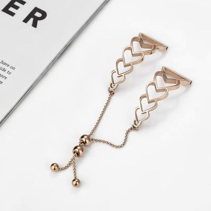 For Garmin Vivoactive 4 22mm Universal Love Bracelet Metal Watch Band(Silver) by buy2fix