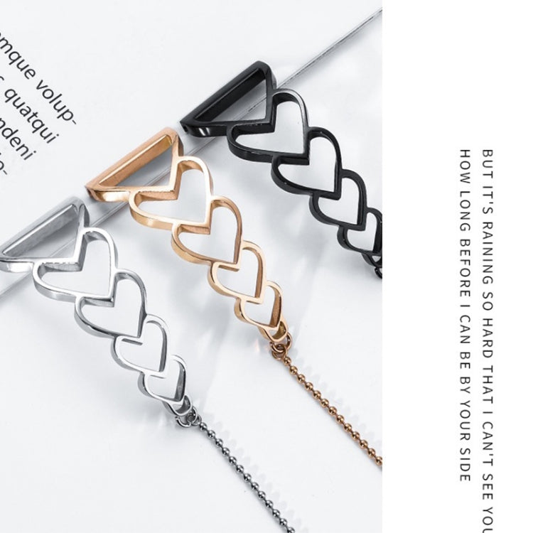 For Garmin Vivoactive 4 22mm Universal Love Bracelet Metal Watch Band(Silver) by buy2fix