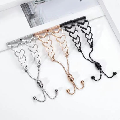 For Garmin Vivoactive 4 22mm Universal Love Bracelet Metal Watch Band(Silver) by buy2fix