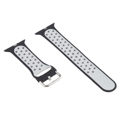 Silicone Watch Band + Protective Case with Screen Protector Set For Apple Watch Series 3 & 2 & 1 42mm(Black Grey) by buy2fix