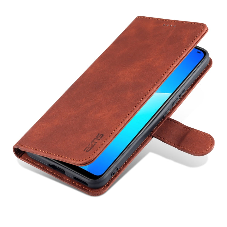 For Huawei nova 8 SE AZNS Skin Feel Calf Texture Horizontal Flip Leather Case with Card Slots & Holder & Wallet(Brown) - Huawei Cases by AZNS | Online Shopping UK | buy2fix