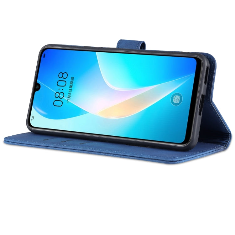 For Huawei nova 8 SE AZNS Skin Feel Calf Texture Horizontal Flip Leather Case with Card Slots & Holder & Wallet(Brown) - Huawei Cases by AZNS | Online Shopping UK | buy2fix