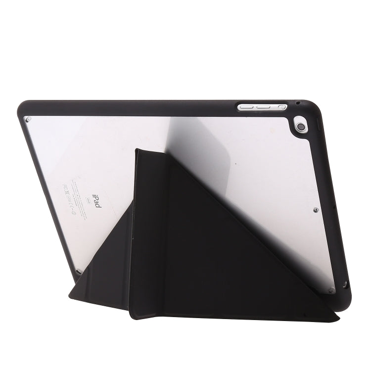 Deformation Acrylic Smart Leather Tablet Case For iPad 9.7 2017 / 2018 / Air / Air 2 / Pro 9.7(Black) - iPad 9.7 (2018) & (2017) Cases by buy2fix | Online Shopping UK | buy2fix