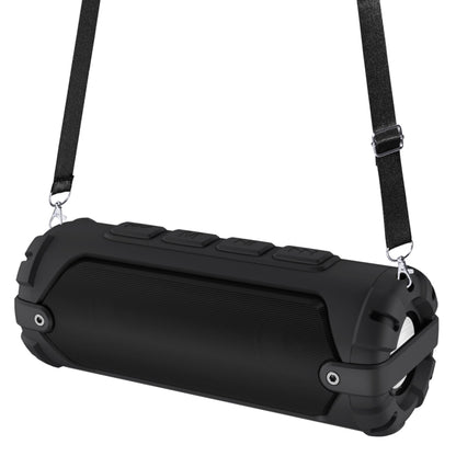 New Rixing NR-6013 Bluetooth 5.0 Portable Outdoor Wireless Bluetooth Speaker with Shoulder Strap(Black) - Desktop Speaker by NewRixing | Online Shopping UK | buy2fix
