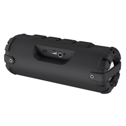 New Rixing NR-6013M Bluetooth 5.0 Portable Outdoor Karaoke Wireless Bluetooth Speaker with Microphone & Shoulder Strap(Black) - Desktop Speaker by NewRixing | Online Shopping UK | buy2fix