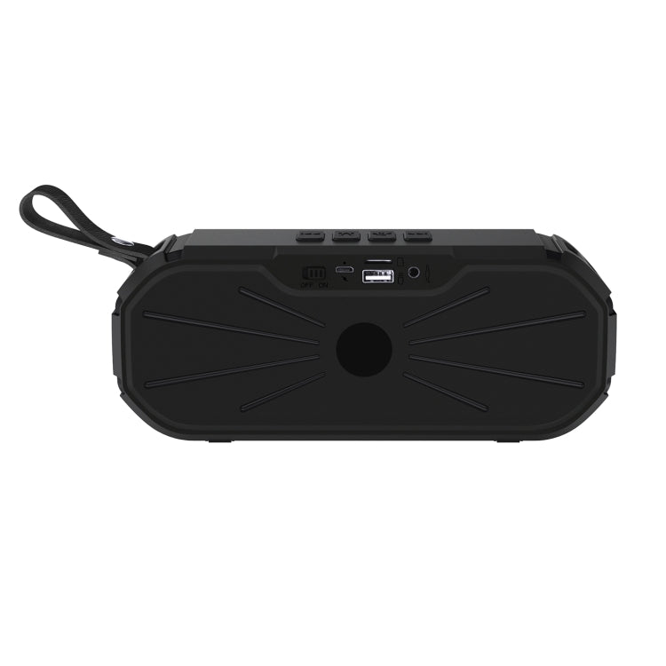New Rixing NR-9012 Bluetooth 5.0 Portable Outdoor Wireless Bluetooth Speaker(Grey) - Desktop Speaker by NewRixing | Online Shopping UK | buy2fix