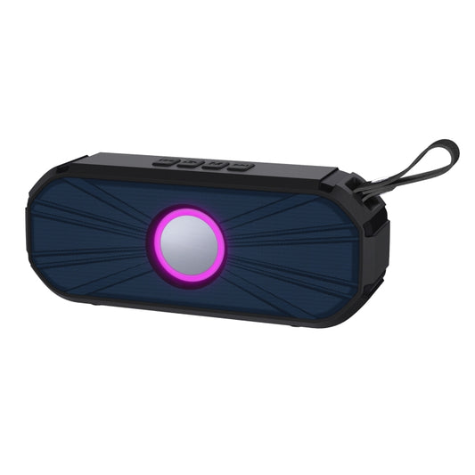 New Rixing NR-9012 Bluetooth 5.0 Portable Outdoor Wireless Bluetooth Speaker(Blue) - Desktop Speaker by NewRixing | Online Shopping UK | buy2fix