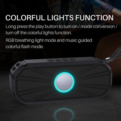New Rixing NR-9012 Bluetooth 5.0 Portable Outdoor Wireless Bluetooth Speaker(Red) - Desktop Speaker by NewRixing | Online Shopping UK | buy2fix