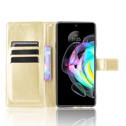 For Motorola Edge 20 Crazy Horse Texture Horizontal Flip Leather Case with Holder & Card Slots & Lanyard(Gold) by buy2fix