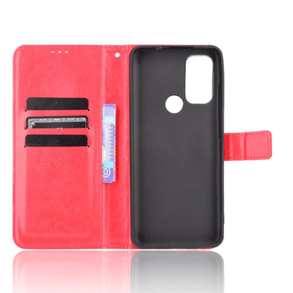 For Motorola Moto G60S Crazy Horse Texture Horizontal Flip Leather Case with Holder & Card Slots & Lanyard(Red) by buy2fix