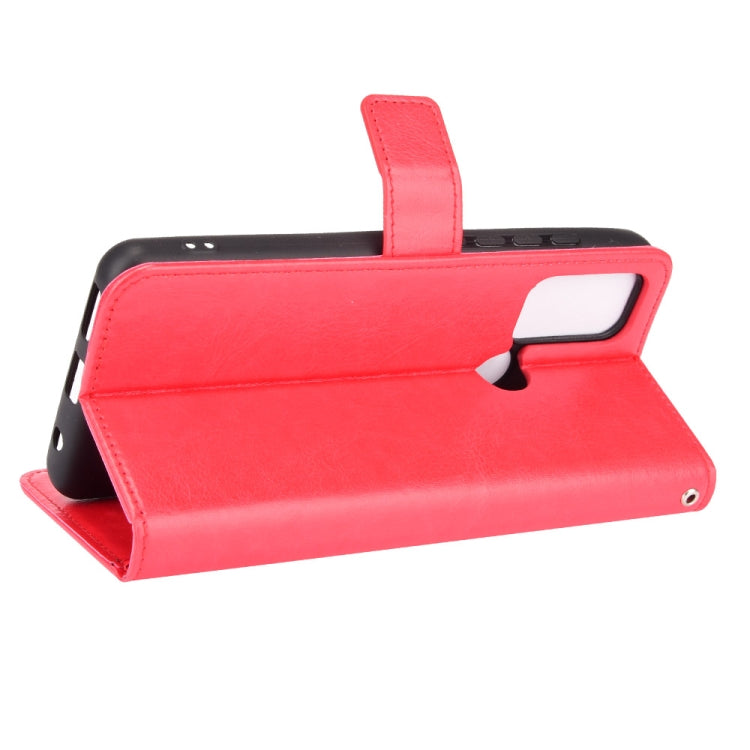 For Motorola Moto G60S Crazy Horse Texture Horizontal Flip Leather Case with Holder & Card Slots & Lanyard(Red) by buy2fix