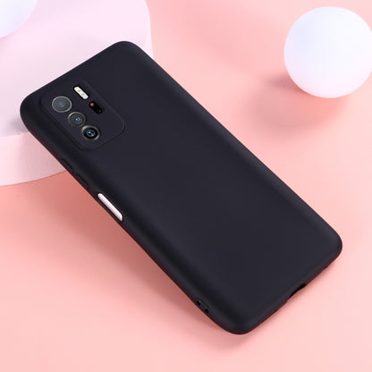 For Xiaomi Redmi Note 10 Pro 5G CN Version / Poco X3 GT 5G Solid Color Liquid Silicone Dropproof Full Coverage Protective Case(Black) by buy2fix