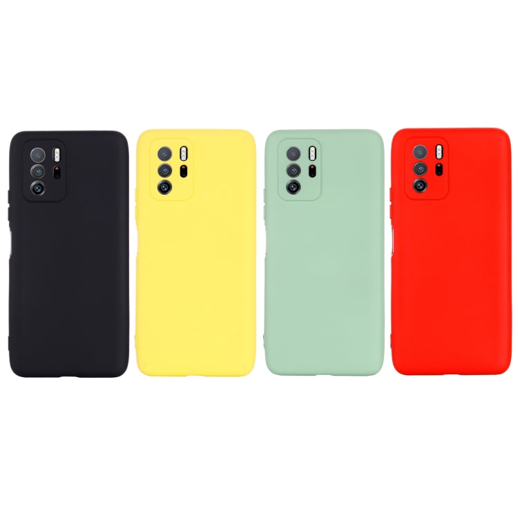 For Xiaomi Redmi Note 10 Pro 5G CN Version / Poco X3 GT 5G Solid Color Liquid Silicone Dropproof Full Coverage Protective Case(Black) by buy2fix