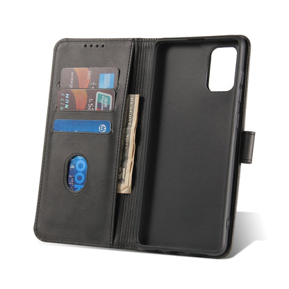 For Samsung Galaxy A31 Calf Texture Buckle Horizontal Flip Leather Case with Holder & Card Slots & Wallet(Black) by buy2fix