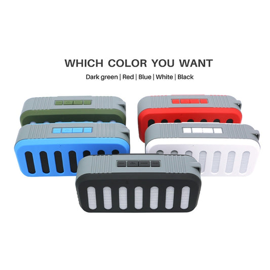 NewRixing NR-2013 TWS Car Exhaust Duct-shaped Bluetooth Speaker(Black) - Desktop Speaker by NewRixing | Online Shopping UK | buy2fix