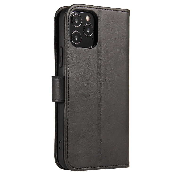 For iPhone 12 mini Calf Texture Buckle Horizontal Flip Leather Case with Holder & Card Slots & Wallet (Black) by buy2fix