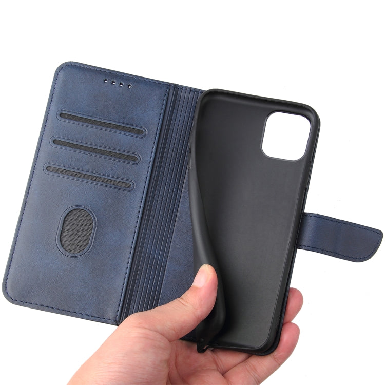 Calf Texture Buckle Horizontal Flip Leather Case with Holder & Card Slots & Wallet For iPhone 11(Blue) by buy2fix