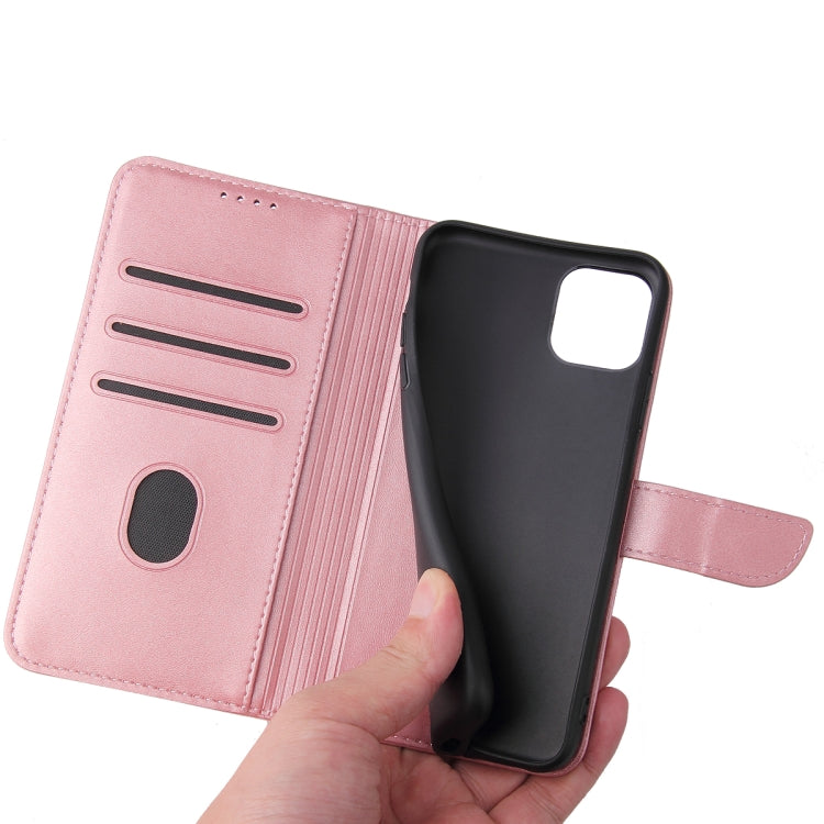 Calf Texture Buckle Horizontal Flip Leather Case with Holder & Card Slots & Wallet For iPhone 11(Rose Gold) by buy2fix