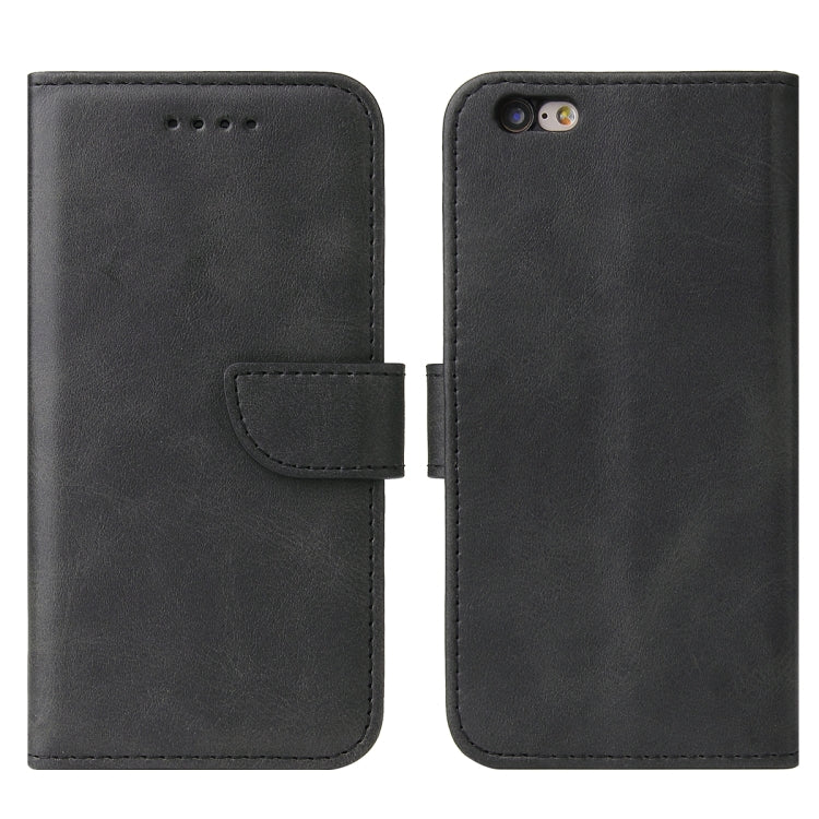 Calf Texture Buckle Horizontal Flip Leather Case with Holder & Card Slots & Wallet For iPhone 6 Plus & 6s Plus(Black) by buy2fix
