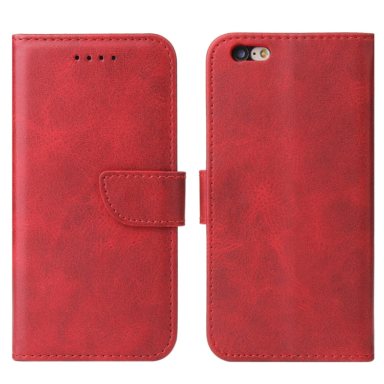 Calf Texture Buckle Horizontal Flip Leather Case with Holder & Card Slots & Wallet For iPhone 6 & 6s(Red) by buy2fix