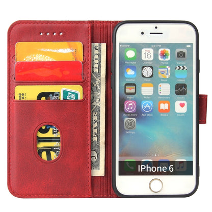 Calf Texture Buckle Horizontal Flip Leather Case with Holder & Card Slots & Wallet For iPhone 6 & 6s(Red) by buy2fix