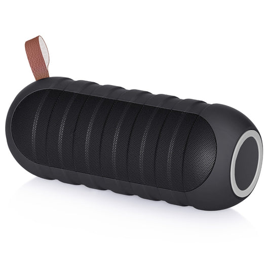 NewRixing NR-3025 TWS Outdoor Portable Splashproof Bluetooth Speaker with Flashlight Function(Black) - Desktop Speaker by NewRixing | Online Shopping UK | buy2fix