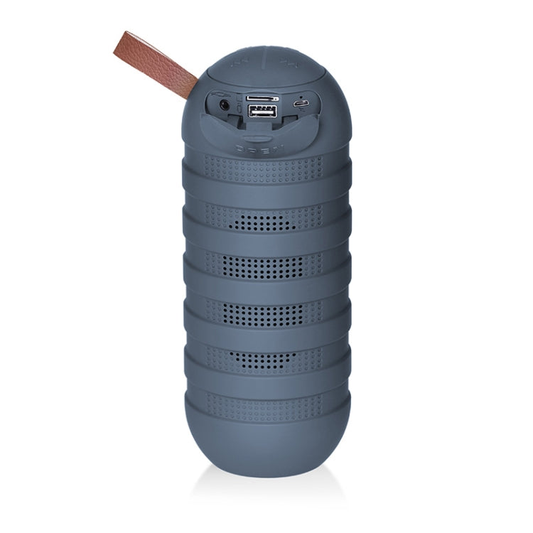 NewRixing NR-3025 TWS Outdoor Portable Splashproof Bluetooth Speaker with Flashlight Function(Blue) - Desktop Speaker by NewRixing | Online Shopping UK | buy2fix