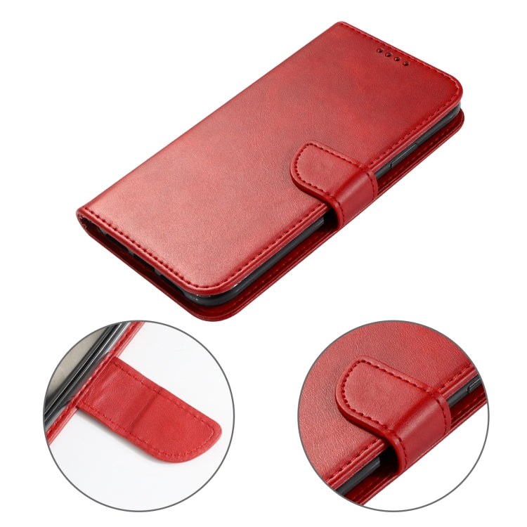For Samsung Galaxy S20 Calf Texture Buckle Horizontal Flip Leather Case with Holder & Card Slots & Wallet(Red) by buy2fix