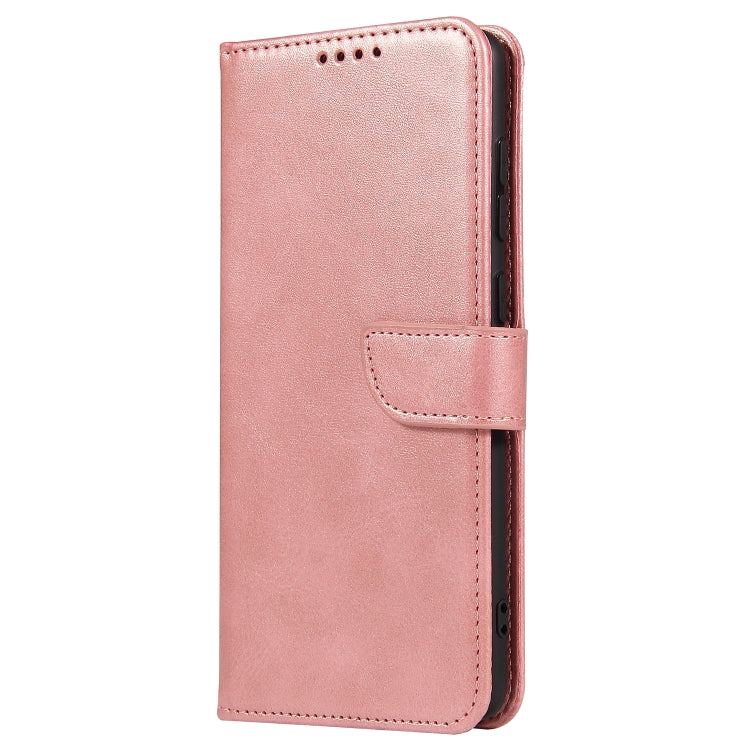 For Samsung Galaxy S10 Calf Texture Buckle Horizontal Flip Leather Case with Holder & Card Slots & Wallet(Rose Gold) by buy2fix