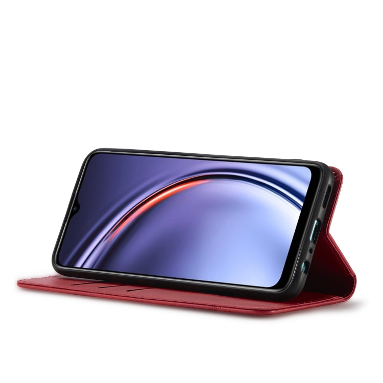For Huawei Maimang 10 SE AZNS Magnetic Calf Texture Horizontal Flip Leather Case with Card Slots & Holder & Wallet(Red) - Huawei Cases by AZNS | Online Shopping UK | buy2fix