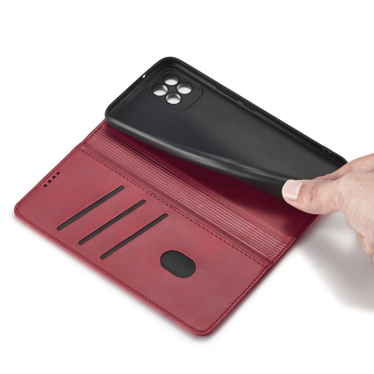 For Huawei Maimang 10 SE AZNS Magnetic Calf Texture Horizontal Flip Leather Case with Card Slots & Holder & Wallet(Red) - Huawei Cases by AZNS | Online Shopping UK | buy2fix