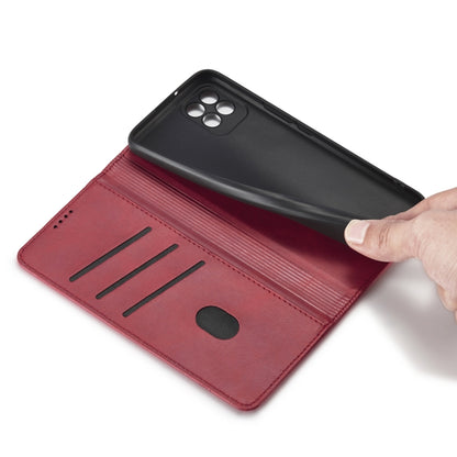 For Huawei Maimang 10 SE AZNS Magnetic Calf Texture Horizontal Flip Leather Case with Card Slots & Holder & Wallet(Red) - Huawei Cases by AZNS | Online Shopping UK | buy2fix