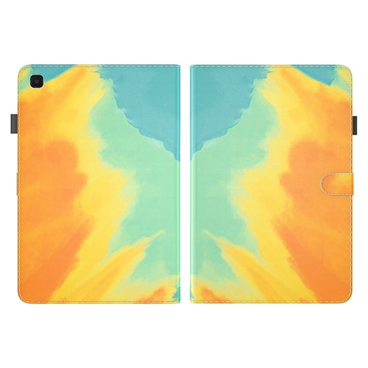 For Samsung Galaxy Tab A7 Lite 8.4 T220 / T225 Voltage Watercolor Pattern Skin Feel Magnetic Horizontal Flip PU Leather Case with Holder & Card Slots & Photo Frame(Autumn Leaves) - Tab A7 Lite T220 / T225 by buy2fix | Online Shopping UK | buy2fix