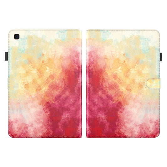 For Samsung Galaxy Tab A 10.1 2019 T515 / T510 Voltage Watercolor Pattern Skin Feel Magnetic Horizontal Flip PU Leather Case with Holder & Card Slots & Photo Frame(Spring Cherry) - Tab A 10.1 (2019) T510 / T515 by buy2fix | Online Shopping UK | buy2fix