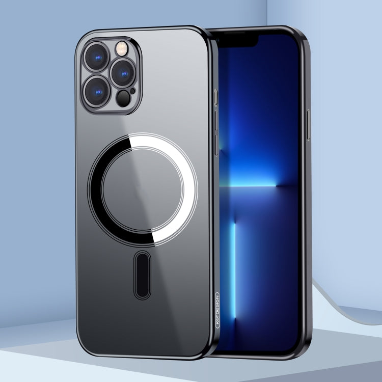 For iPhone 13 mini Classic Electroplating Shockproof Magsafe Case (Black) by buy2fix