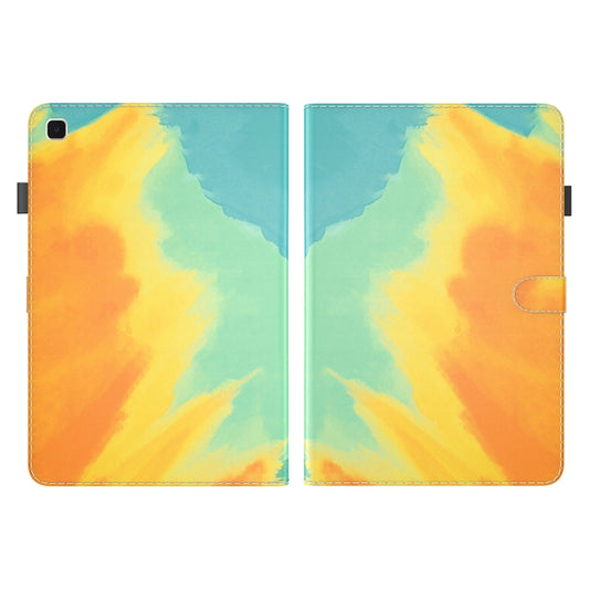 For Samsung Galaxy Tab A7 10.4 2020 T500 / T505 Voltage Watercolor Pattern Skin Feel Magnetic Horizontal Flip PU Leather Case with Holder & Card Slots & Photo Frame & Sleep / Wake-up Function(Autumn Leaves) - Other Galaxy Tab PC by buy2fix | Online Shopping UK | buy2fix