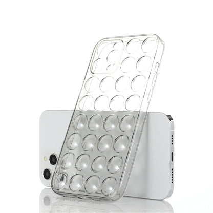 For iPhone 12 Pro Max TPU Full Coverage Shockproof Bubble Case(Transparent) by buy2fix