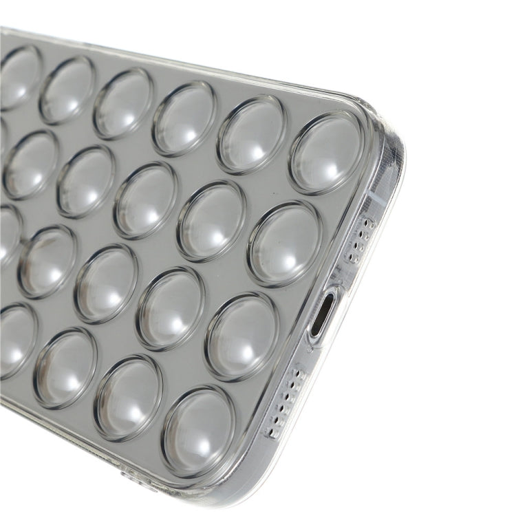 For iPhone 12 Pro Max TPU Full Coverage Shockproof Bubble Case(Transparent) by buy2fix