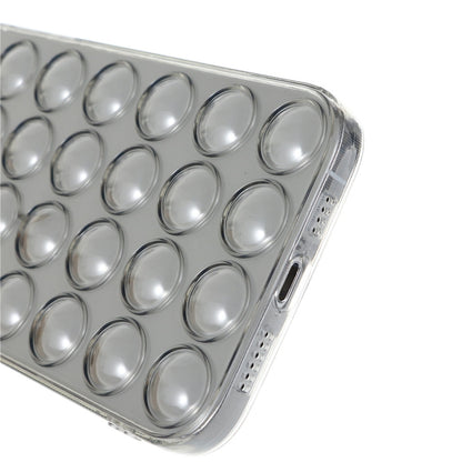 For iPhone 12 Pro Max TPU Full Coverage Shockproof Bubble Case(Transparent) by buy2fix