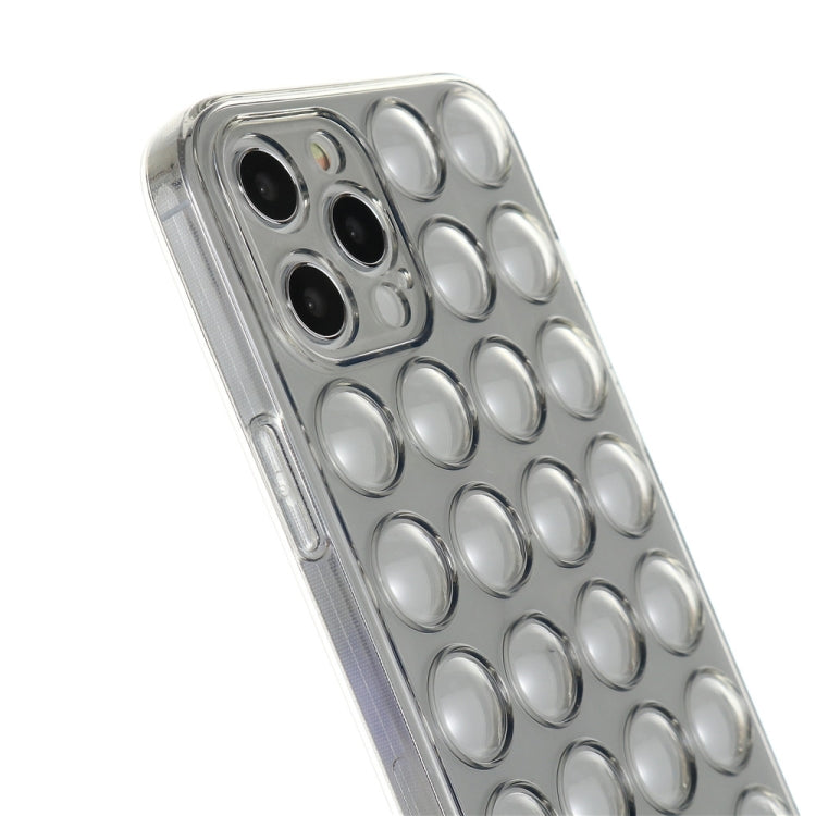 For iPhone 12 Pro Max TPU Full Coverage Shockproof Bubble Case(Transparent) by buy2fix