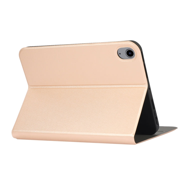For iPad mini 6 / mini 2024 Voltage Craft Texture Leather Tablet Case with Holder(Gold) - iPad mini 6 Cases by buy2fix | Online Shopping UK | buy2fix
