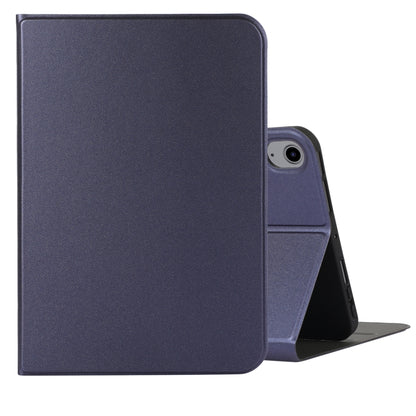 For iPad mini 6 / mini 2024 Voltage Craft Texture Leather Tablet Case with Holder(Dark Blue) - iPad mini 6 Cases by buy2fix | Online Shopping UK | buy2fix