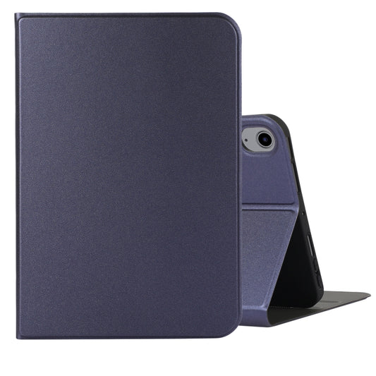 For iPad mini 6 / mini 2024 Voltage Craft Texture Leather Tablet Case with Holder(Dark Blue) - iPad mini 6 Cases by buy2fix | Online Shopping UK | buy2fix