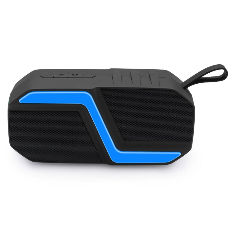 NewRixing NR-5019 Outdoor Portable Bluetooth Speaker, Support Hands-free Call / TF Card / FM / U Disk(Blue) - Desktop Speaker by NewRixing | Online Shopping UK | buy2fix